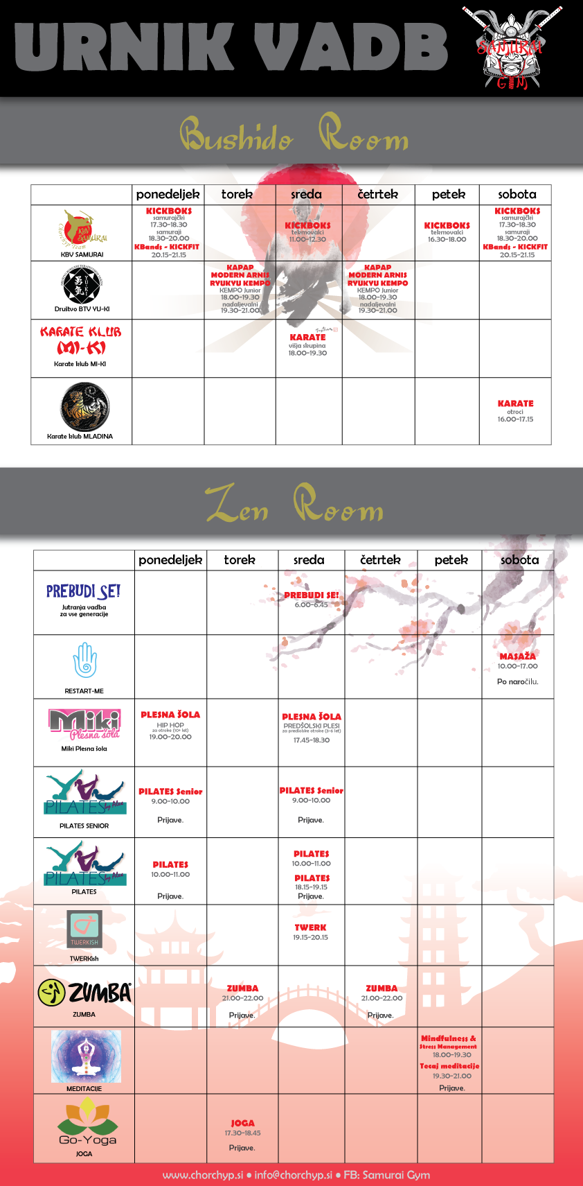 SAMURAI GYM - Teden odprtih vrat