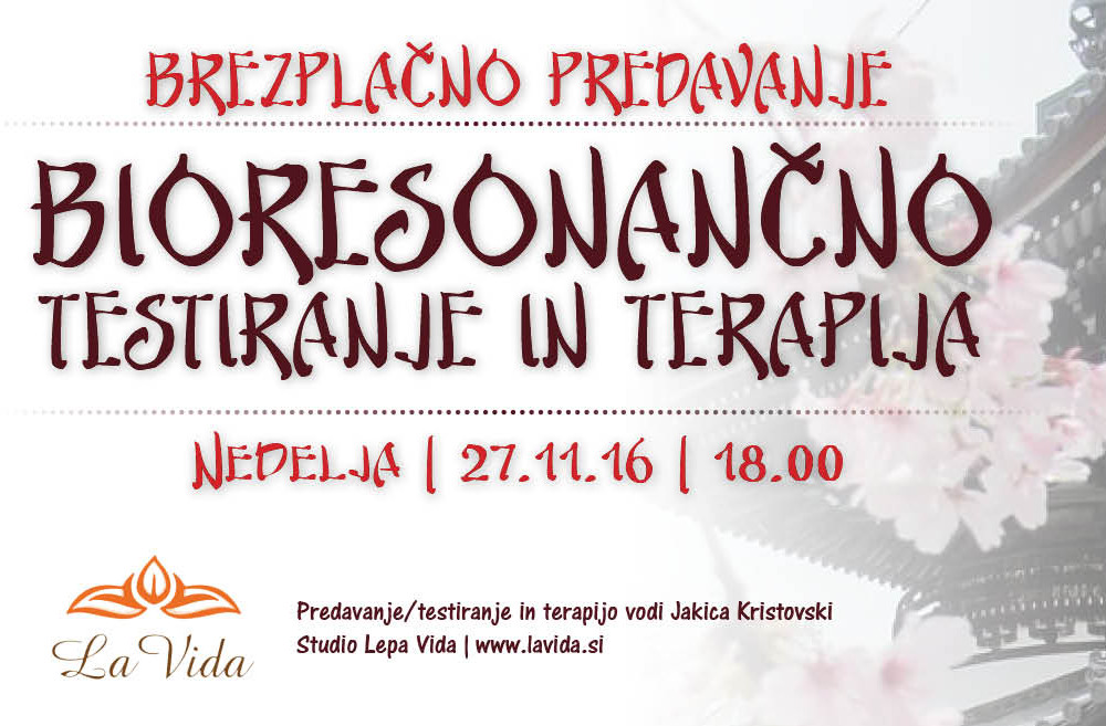PREDAVANJE - BIORESONANCA